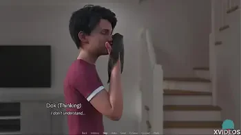 THE GOLDEN BOY #53 • Sniffing her panties and staring at her giant tits