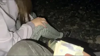 Undressed ON the STREET and sucked for money. FREE