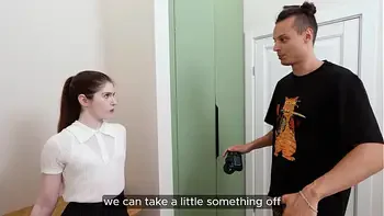 Provocative Photographer Fucks His Model's Pretty Pussy