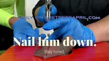 Dominatrix Mistress April - Ms Kittens private patient in cock clinic