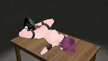 bondage drilldo machine hentai