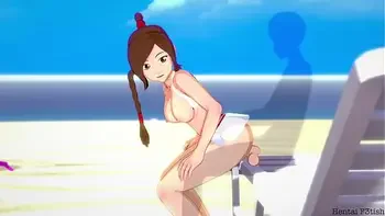 Ty Lee take having sex on public beach