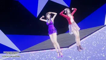 [MMD] TAEYEON - INVU Aerith Tifa Lockhart Hot Kpop Dance Final Fantasy Uncensored Hentai