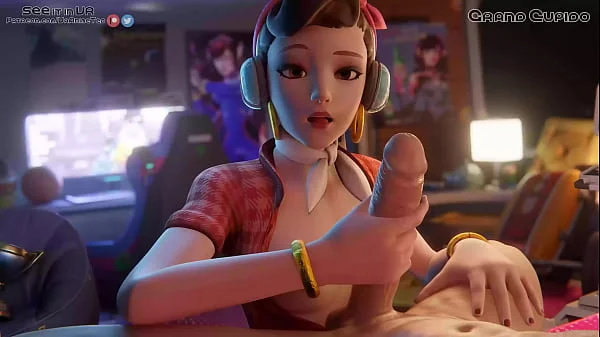 D.Va Enjoying big Dick Overwatch Part 2