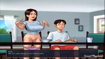 Summertime Saga | Pawg bbw busty stepmother and stepsister