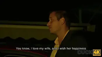 CUCK4K. Eyes Wide Blindfold Wife