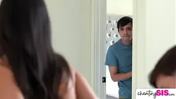 Scarlett Alexis tells Stepbro, You can either watch, or, suck my tits, but im not going to stop -S1:E10