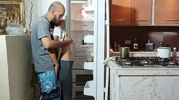 I enjoy when my husband is away and I behave like a big whore with my stepson.