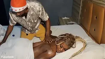 Horny Mistress of Benin fucks houseboy