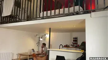 Our Friend Maxime Horns Caught Us Fucking His Girlfriend Noochka As Soon As She Wakes Up!!!