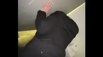 BUSTED! Caught Anal Fucking in Restroom and Kept Going