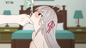 The guy slaps his sister's ass and accidentally sticks his finger in her pussy !Revenge girl Hentai,Cartoon,Parody !