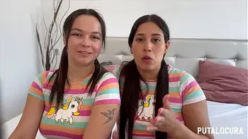 PutaLocura - Dos bellezas colombianas Melisa Tetona y Natalie se tragan toda la lefa de Torbe