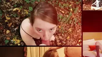 College Student Sucks A Room Full of Guys