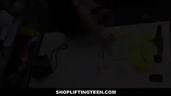 ShopliftingTeen - Big Tits Tattooed Teen Shoplifter Fucked To Multiple Orgasms By Officer After Agreement For No Cops - Maddy May, Ryan Mclane