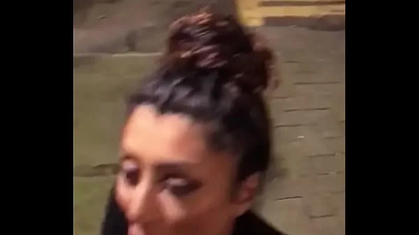 CAUGHT Sucking Dick in the Middle of the Street at Night - Marina Maya