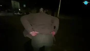 Street Girl flashing