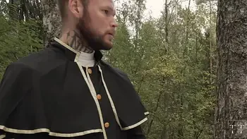 Fucking wedding.Part 3.Slutty slut fucks a priest before her friend's wedding