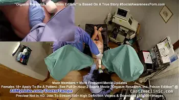 Orgasm Research, Inc: Inmate Edition Private Prison Inmate Donna Leigh Is Used By Doctor Tampa & Nurse Lilith Rose on BondageClinic.com