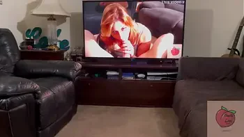 Stepson discovers stepmom does porn and gives her his big cock