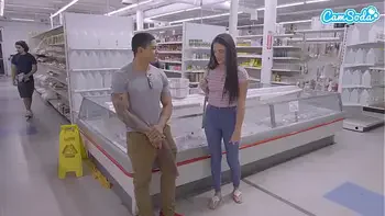 Amateur Teen Sucks Big Black Cock And Gets Fucked in Public BBC