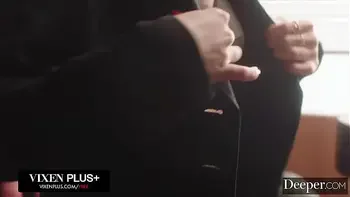 Deeper. Submissive Beauty Chanel Camryn Worships Her Dom's Cock In Restaurant