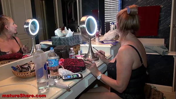 Rae Hart granny enjoys behind the scenes compilation film