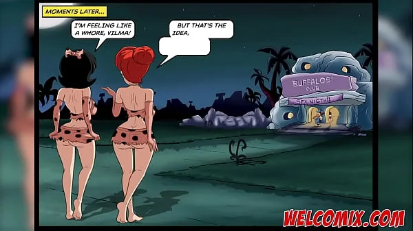 Flintstoons orgy at Buffalos’ Club - Flintstones Porn Animation