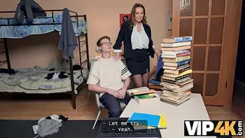 VIP4K. Big-titted Russian Tutor knows how to make her students pass all the exams