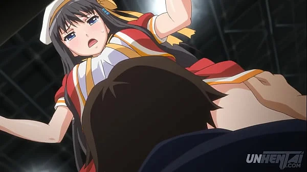 Touching her Sneakily in Public! - Hentai [Subtitled]