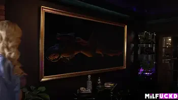 Rich Cougar MILF Brittany Andrews plays with her new boy toy