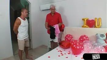 Lana's Romantic Surprise, Fucking Porno Dan's Buddy While He's Out!