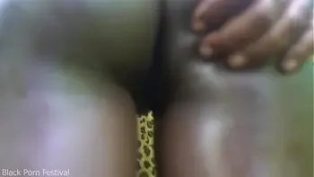 2 African tribe girl having fun with the village chief in the middle of the forrest