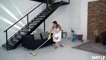 Big tits milf Montse Swinger lets her employer pound her wet pussy into submission