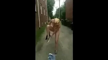 Fit bodied brave women go out Naked in public. Nude outdoor exhibitionism! Slim & Sexy