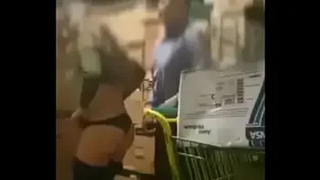 Quickie in store closet