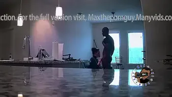 NEIGHBORS NERDY YOUNG WIFE COMES OVER TO COMPLAIN BUT GETS BBC CREAMPIE TRAILER -MaxThePornGuy