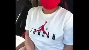 Mzansi girl masturbates in a car