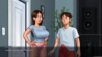 Summertime Saga - Beautiful Stepmom shows off her amazing body and gets cummed on - Part 2