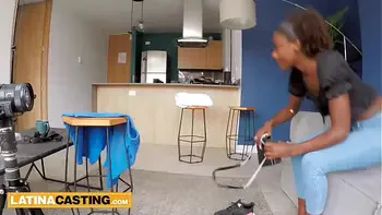 Shy Skinny Black Latina First Time Anal At Amateur Casting