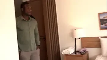 He surprises his wife by bringing her a chocolate with a dick as a gift and they end up in an interracial threesome.