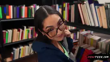 Sneaky Blowjob Under the Table in Class - PervTeen