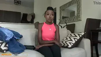 Innocent Skinny Black Model Falls Into Sex Trap At Fake Casting