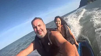 Loucuras no Jet Ski no mar do Guarujá - SP