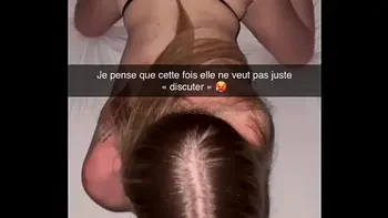 Cheat Snap Française - Petite blonde trompe son mec avec son meilleur pote!!