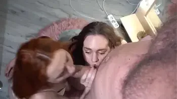 Best double blowjob and rimming EVER! With amazing cocksuckers Leria Glow and Nansy Small FACIALIZED by Leo Casanova! (Part 3, last)