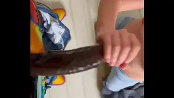 Lunch Break My Bosses Daughter Eating BBC for lunch