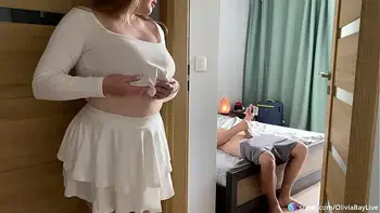 My StepSister Caught Me Masturbating in her bed...