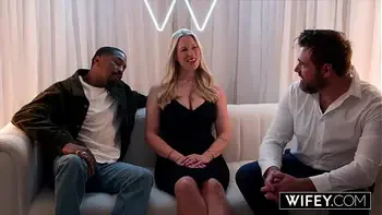 WIFEY BBC Hungry Blonde Country Hotwife Gets Dicked Down Hard In Front Of Hubby