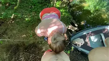 Real Outdoor Sex on the Deserted Island after Swimming